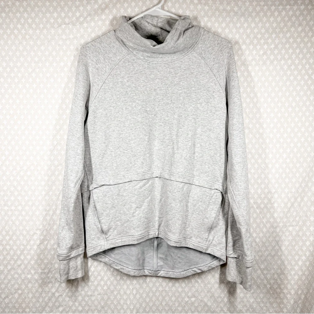 Lululemon‎ Heather Grey Find Your Unwind Pullover Sweater